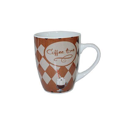 CANECA DE PORCELANA MARROM