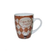 CANECA DE PORCELANA MARROM